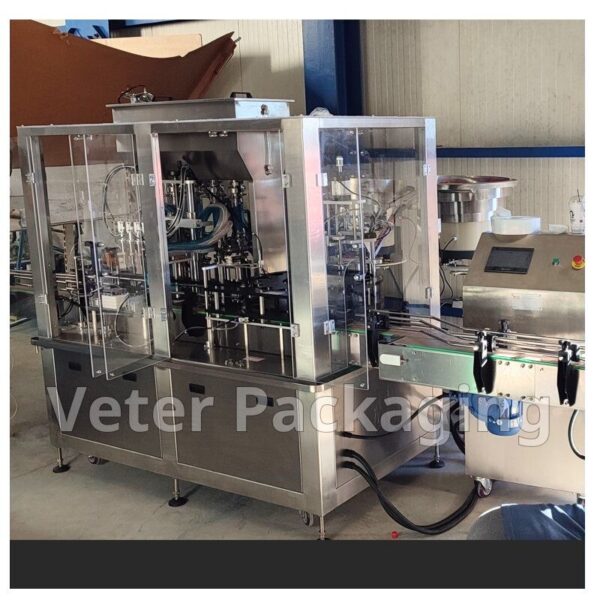 Monoblock μηχάνημα συσκευασίας αλκοολούχος λοσιόν οινόπνευμα Veter Packaging (5)