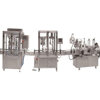 Automatic packaging line for oilive oil, seed oil, sunflower oil, viscosity