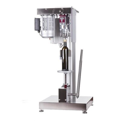Semi automatic capping machine for bottle metallic caps Ideal for glass bottles, olive oil wine ouzo tsipouro drinks