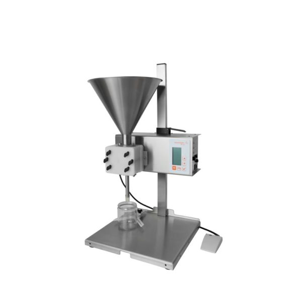 Semi automatic dose filling machine for highly viscous products honey marmelade dressings olive paste sesame paste yogurt rice milk