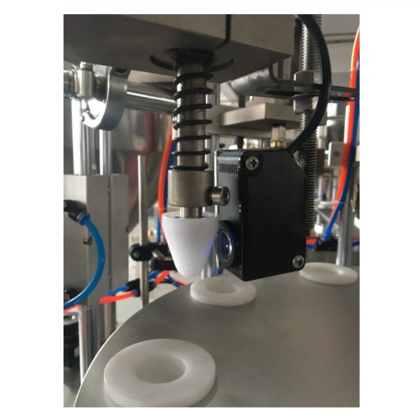 Automatic rotary filling sealing packaging machine for viscous products in metallic tubes toothpaste, hair color, silicone, water colour, paste, ointments