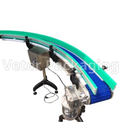 Conveyor belts with caterpillar, straight or with turn.2