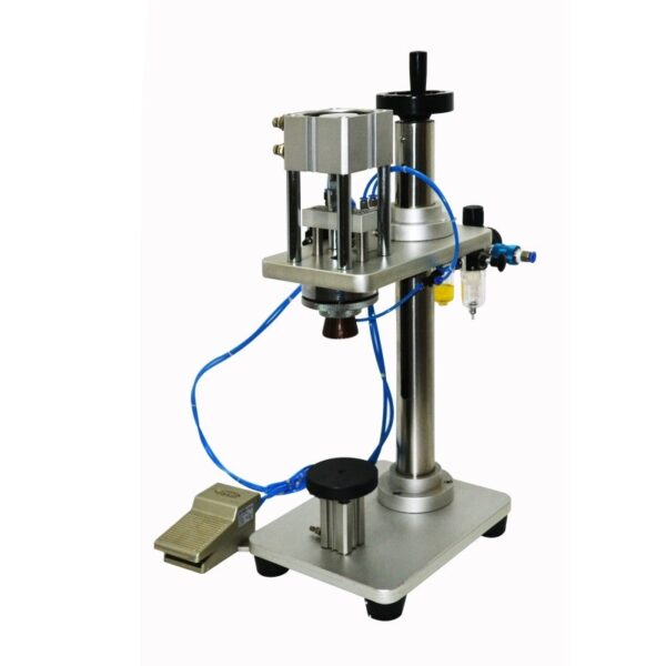 Semi automatic capping machine for spray caps perfumes