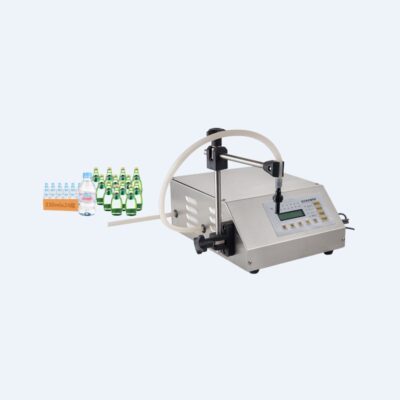 Semi automatic dose filling machine for liquid products