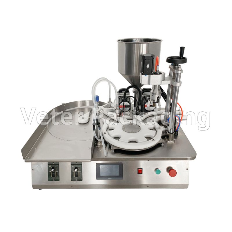 Automatic monoblock filling and capping packaging machine for liquid ...