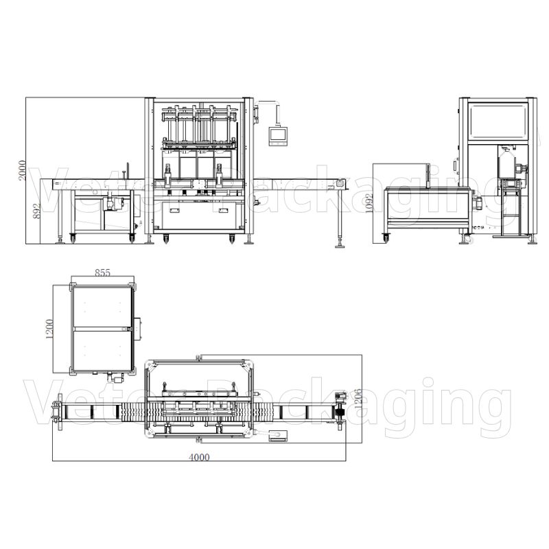 Αυτόματο γεμιστικό γραναζωτής αντλίας μεγάλων συσκευασιών Veter 5 Αυτόματο γεμιστικό γραναζωτής αντλίας μεγάλων συσκευασιών Veter 5